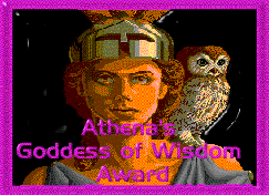 Athena's Goddess of Wisdom Award